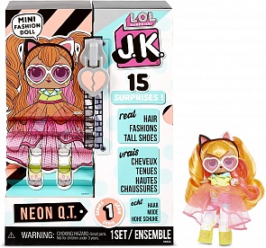 LOL Surprise Neon Q.T. Мини Модницы J.K. с 15 сюрпризами (MGA Entertainment, 570776)